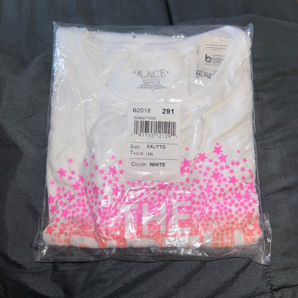 Girls Children’s Place T-Shirt Rainbow Birthday Girl White XXL/TTG (16) - Picture 5 of 5